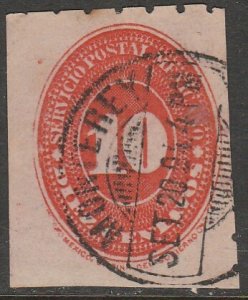 MEXICO 194, 10¢ LARGE NUMERAL, USED. F-VF. (1367)