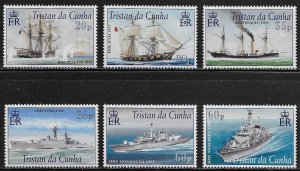 Tristan da Cunha Scott #'s 691 - 696 MNH