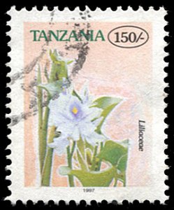 Tanzania 1566A, used, Lilies