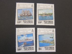Solomon Islands 1984 Sc 521-54 set MNH