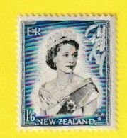 NEW ZEALAND SCOTT#298 1954 QEII 1'6s - MNH