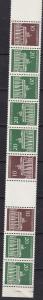 Germany #952-3  MNH Strip Of 9 CV $29.00 (A19948)