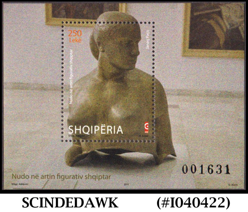 ALBANIA - 2011 SCULPTURE IN ALBANIAN ART - MIN/SHT MNH