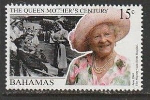 1999 Bahamas - Sc 951 - MNH VF - 1 single - Queen Mother