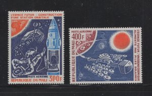 Mali  #C275-76  (1976 Space Achievements set) VFMNH  CV $3.75