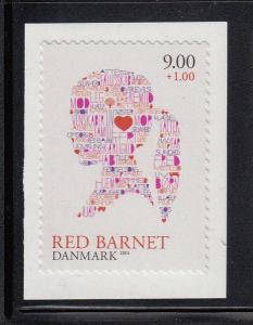 Denmark MNH Scott #B106 9k + 50o Girl's Head - Save the Children Fund