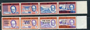 Great Britain Regional issue 2 strips of 4 MNH Churchill Expo Montreal 10648