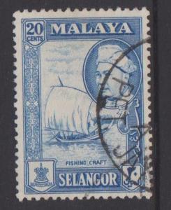 Malaya Selangor Sc#108 Used