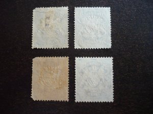 Stamps - Bavaria - Scott# 60,62-64 - Used Partial Set of 4 Stamps