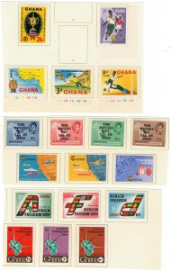 Ghana 1957-1962 MH Collection Lot Set of Hinged Stamps