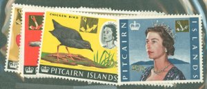 Pitcairn Islands #72-80/82-84 Unused Single