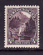 Newfoundland-Sc#134- id12-unused NH 4c brown violet Humber River-1923-4-