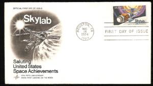 #1529 - Skylab Space FDC -  Art Craft Cachet