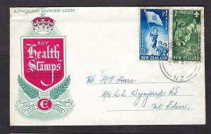 1953 New Zealand Health Camp Scouts Guides FDC Auckland