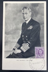 1950 Sydney Australia Picture Postcard cover His Majesty The King George VI