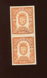 Panama 220 Centenary of Independence India Plate Proof on Card Pair of 2 Stamps