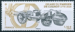 France Invention Stamps 2020 MNH Fardier de Cugnot Self-Propelled Vehicle 1v Set