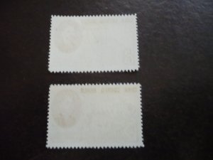 Stamps - Cuba - Scott# C127-C128 - Mint Hinged Set of 2 Stamps