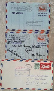 Small Collection - Postal Stationery Lot - Air Mail