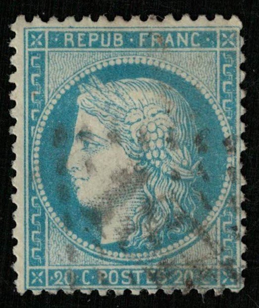 Ceres, France, 1870, 20 C, Perforated, (*), YT #37, CV $ 283 (Т-7626)