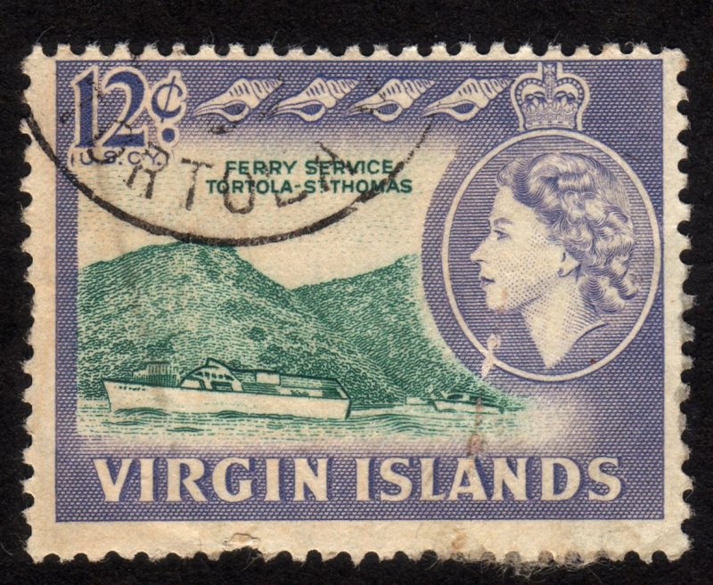 1964, Virgin islands, 12c, Used, Sc 152