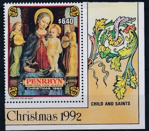 [BIN2821] Penrhyn Isl 1992 Religion good stamp very fine MNH