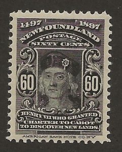 Newfoundland 74 Mint Never Hinged