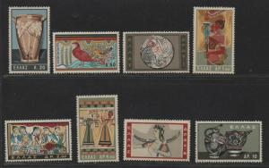 $Greece Sc#708-715 M/NH/VF, coomplete set, Cv. $41