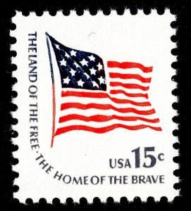 US 1597 MNH VF 15 Cent Flag