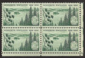 # 1106 MINT NEVER HINGED MINNESOTA STATEHOOD