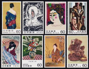 Japan Scott 1497-1504 (1982-83) Mint LH VF W