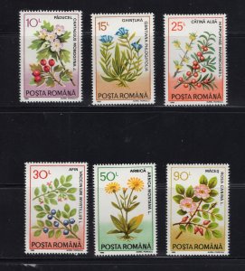 Romania #3804-09  (1993 Flowering Plants set) VFMNH  CV $2.00