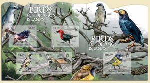 SOLOMON ISLANDS 2012 SHEET BIRDS slm12124c