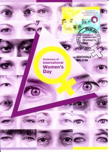 Australia 2011 Maxicard Scott #3412 60c Centenary International Women's Day F...