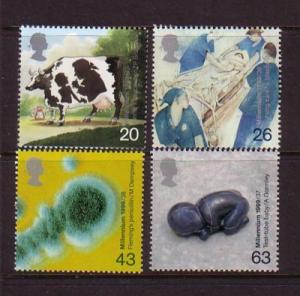 Great Britain Sc 1847-0 1999 Health Care stamp set mint NH