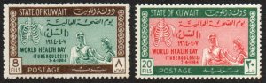 Kuwait Sc #251-252 MNH