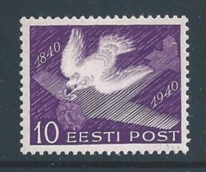 Estonia #151 NH 10s Postage Stamp Cent. - Pigeon