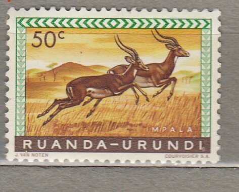 RUANDA URUNDI Fauna Animals MH(*) #HS729