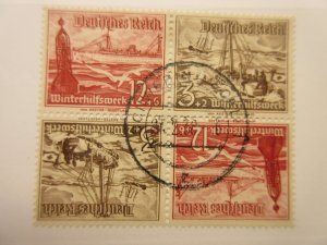 GERMANY Zusammendrucke Michel SK31 X 2 BLOCK OF 4  USED Lot-10.1 Cat €20