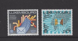 Luxembourg #787-88   (1988 Europa - Communications set) VFMNH CV $3.50
