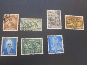 India 1959 Sc 324-5,29,31,33,35 sets(6) FU