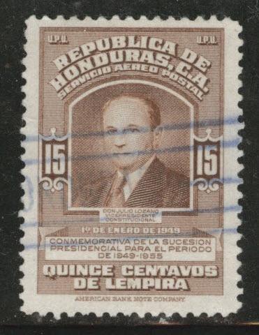 Honduras  Scott C174 Used airmail stamp