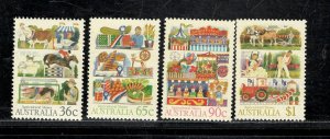 AUSTRALIA SC# 1019-22 FVF/MNH