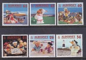 Alderney 148-153 MNH VF