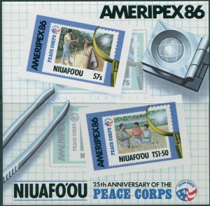 Niuafo'ou 1986 SG84 Ameripex MS MNH