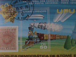 ​ST.THOMAS-1978 CENTENARY OF UPU CTO-S/S-VF FANCY CANCEL WE SHIP TO WORLDWIDE