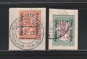 Finland 153-154 Set U Overprints