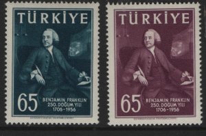 TURKEY 1259-1260  MINT HINGED  SET