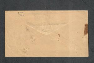 US Sc#9 Pos 63L1L Richmond VA April 6 1857 Cover