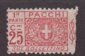 Italy Q10 Parcel Post Stamps - left side 1914